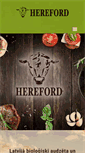 Mobile Screenshot of hereford.lv
