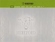 Tablet Screenshot of hereford.lv
